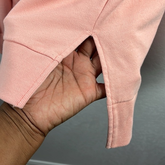 Buffalo David Bitton Womens Long Sleeve Pullover Pink Knit Sweatshirt Sz M Cozy - Picture 8 of 9